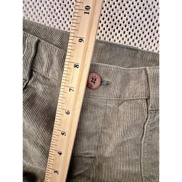NEW Birdwell Beach Britches Corduroy Shorts Women Size 8 Olive Green Cargo Board - Picture 5 of 11